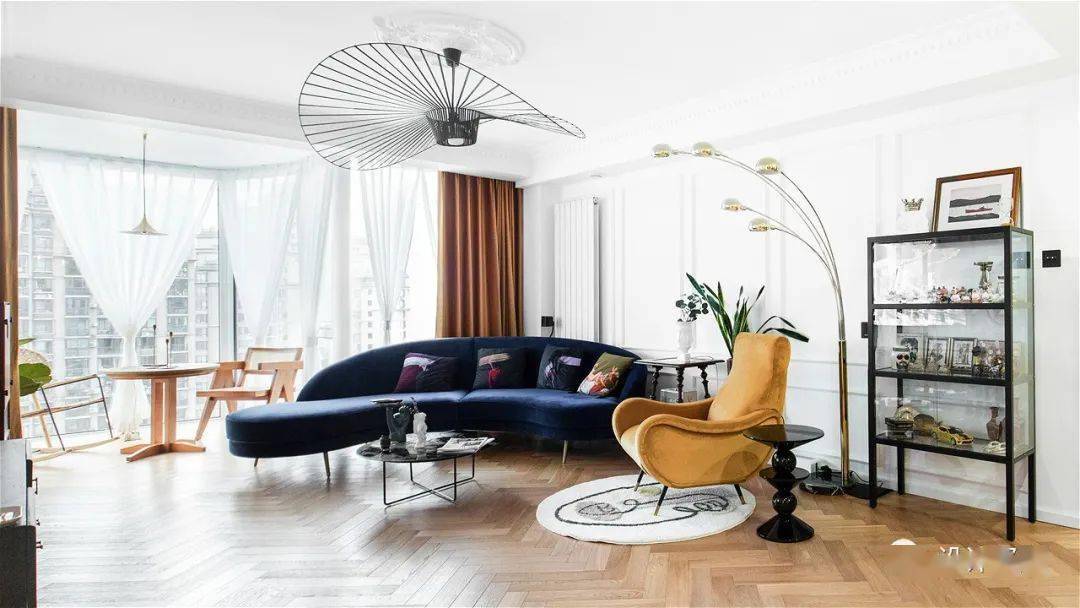 元素|美到窒息！北京夫妻的135㎡两室，多种vintage元素，打造极致惊艳之家！