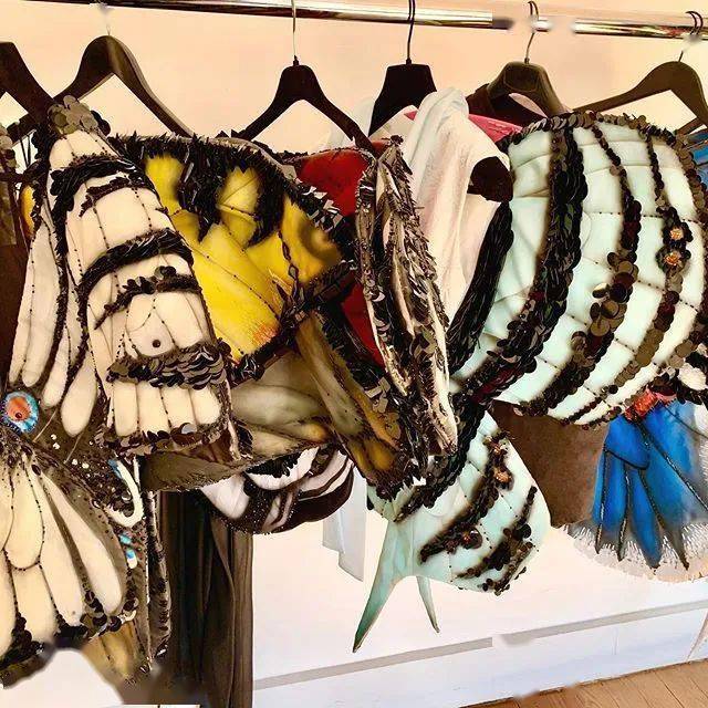 Jennie|继A$AP Rocky之后，Jennie、Kylie等人的种草又让蝴蝶元素在今年爆火。