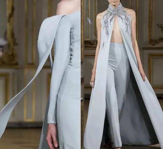 高定|美中带飒！对决于每一寸肌肤的高定细节，赋予了女性之美的全新定义