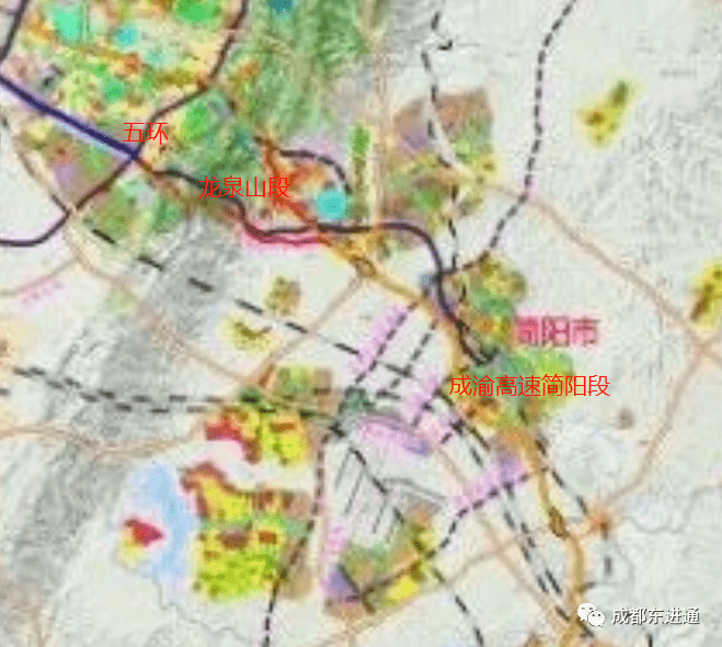 原地扩容 新建段落!成渝高速扩容路线方案示意图