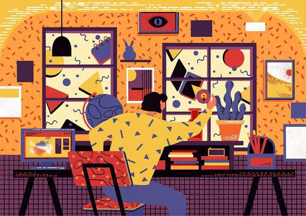 画面|四步艺术扁平插画！