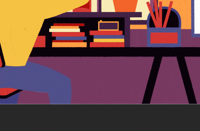 画面|四步艺术扁平插画！