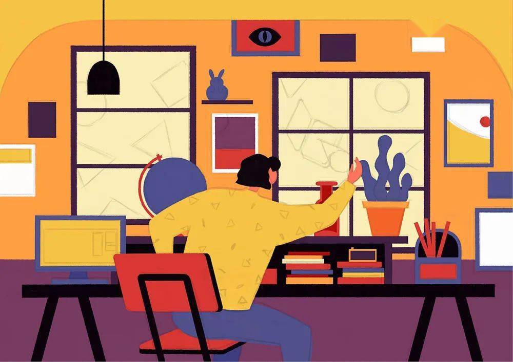 画面|四步艺术扁平插画！