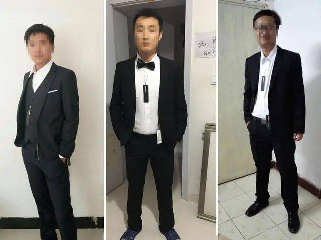 和谐的领导式站姿不禁让小编虎躯一震,这绝对不是正确的西装打开方式