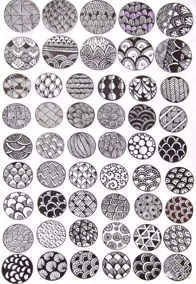 主要是一个重复和对称的绘画方式