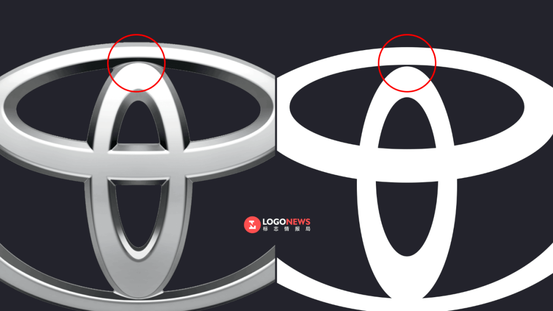丰田推出logo这次牛头标有新变化