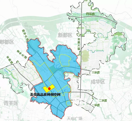 根据金牛区的公开城市规划资料可知,宗地所在的茶花片区是近几年金牛
