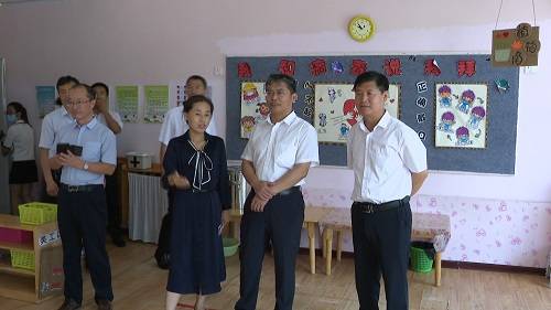 河口|东营市河口区委书记赵书刚调研教育工作