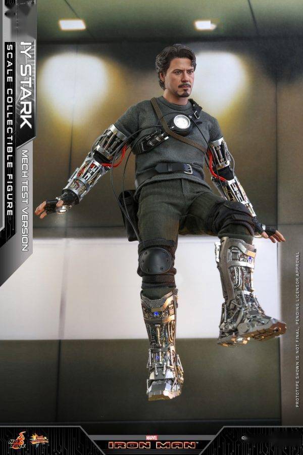 hottoys 钢铁侠tony stark 托尼史塔克 机械测试 1/6