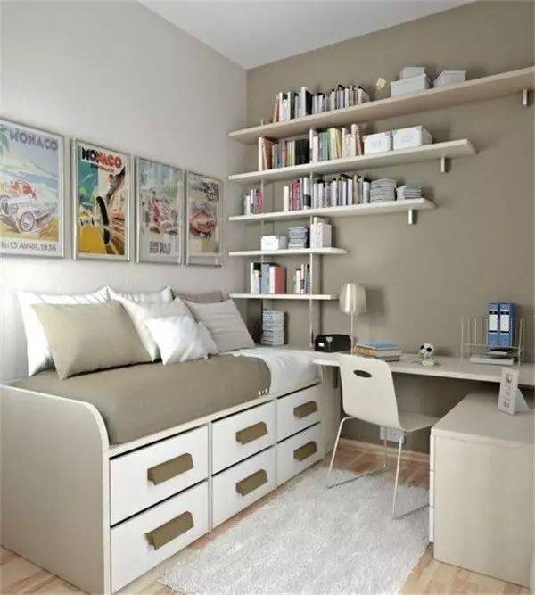 卧室书房一体化可以这么设计!