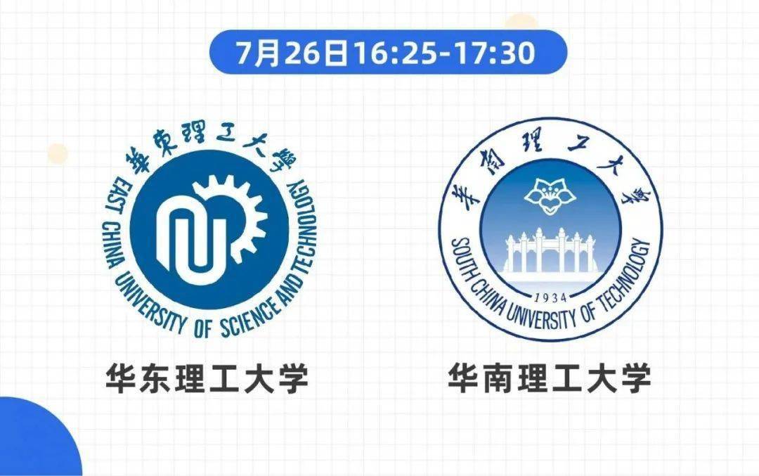 考生家长注意啦华东理工大学华南理工大学明天在线接受高招咨询