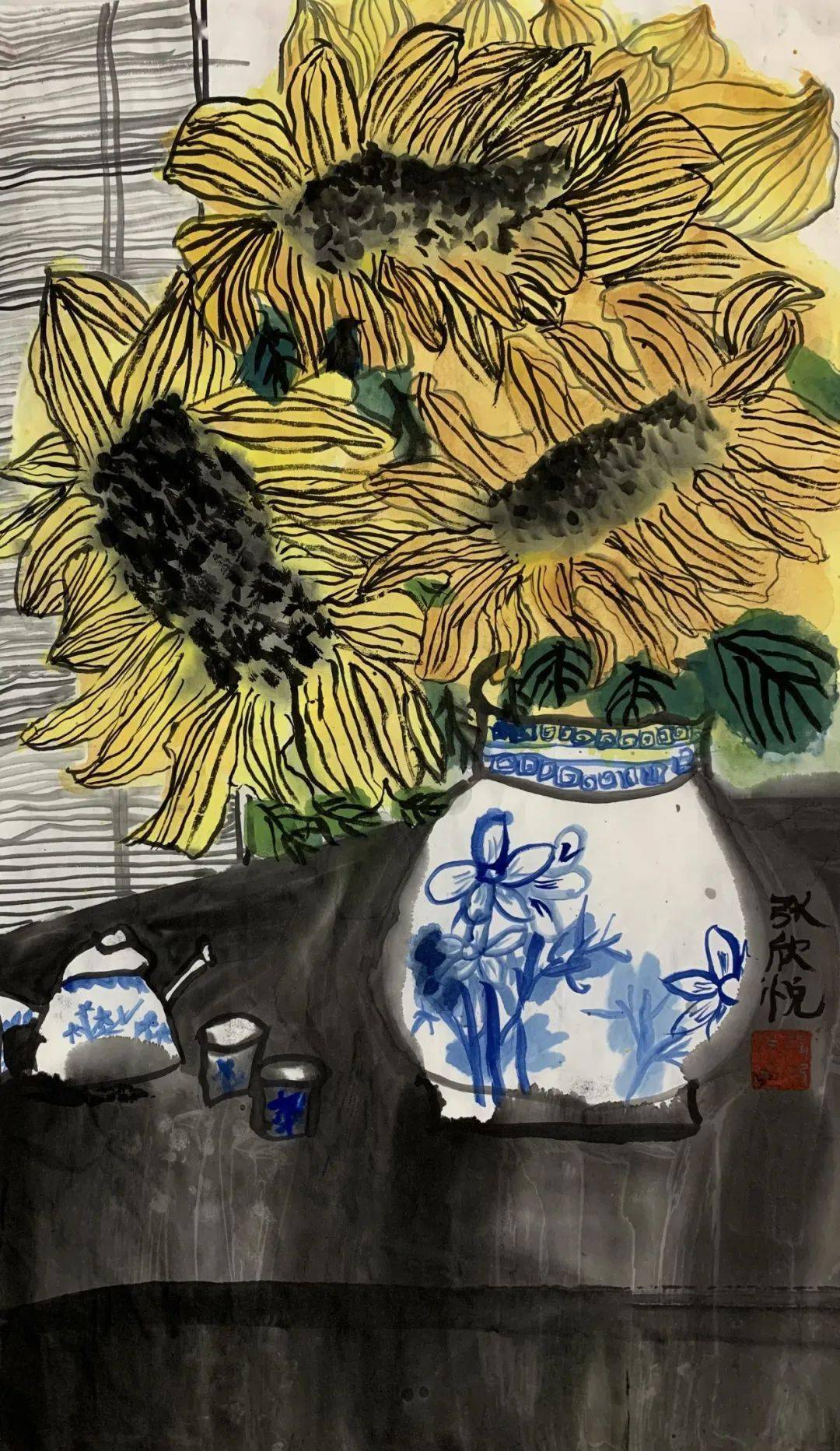 少儿文物绘画大赛二等奖作品展示