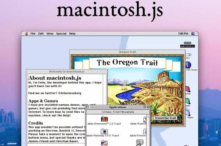 Mac OS 8被打包成應用程序，可在Windows和Linux上安裝 科技 第1張