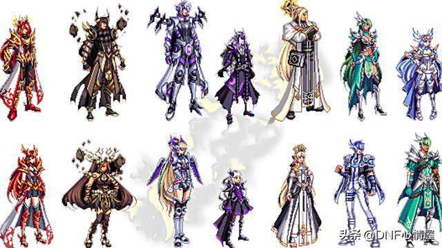 dnf:魔盒新增追忆装扮一览,三种不同风格,女法师头发成亮点