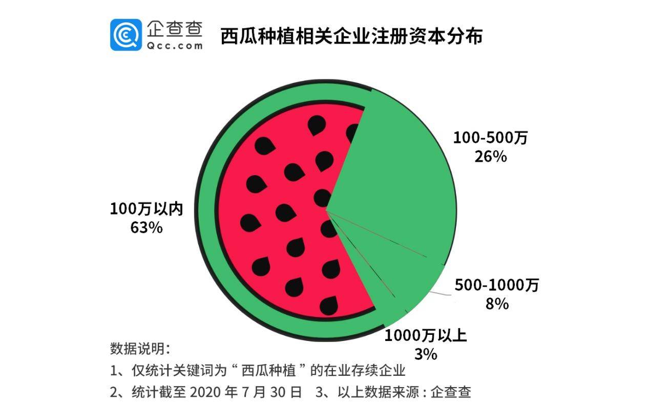 行业|西瓜企业大数据：安徽人最会“种西瓜”，行业65%为个体工商户