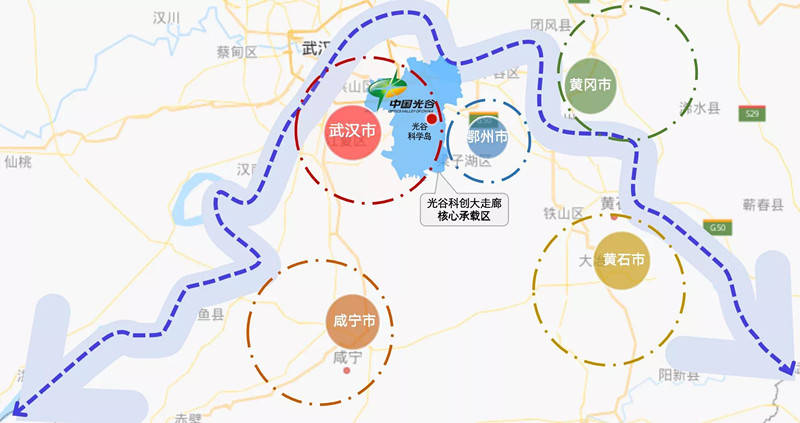 湖北启动光谷科创大走廊建设产业链向鄂州黄石黄冈延伸