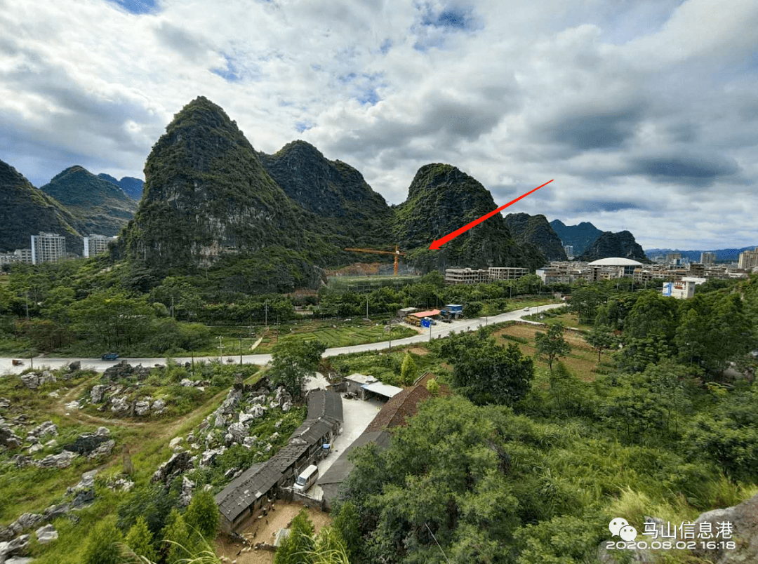 马山：建设中的特色美食文化街…