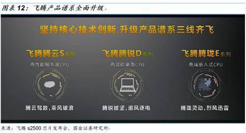 国金证券:国产cpu飞腾有望异军突起_架构