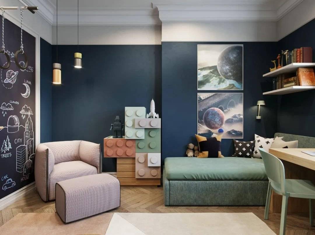 装修|大宅别墅男童房装修设计