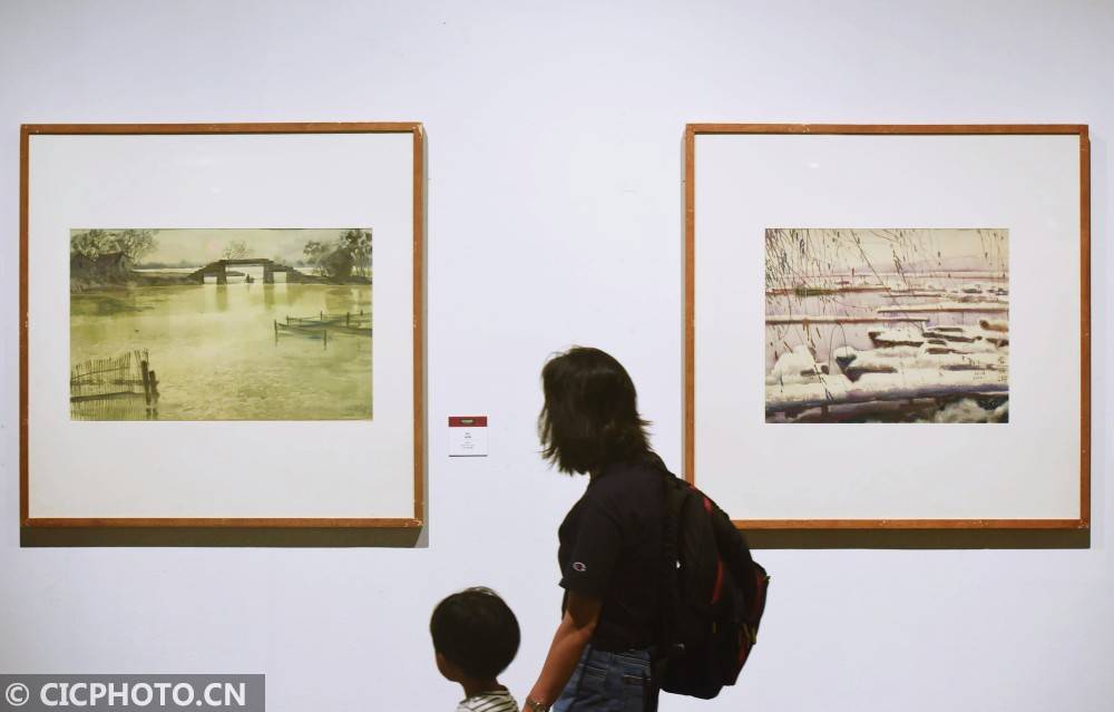 向史而|浙江杭州：“向史而新——浙江百年水彩画作品展”开展