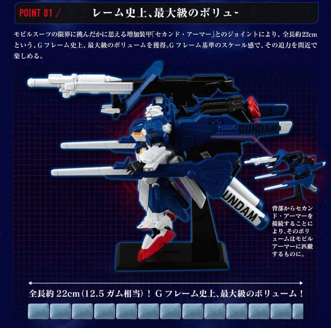 新品:限定 食玩 高达g frame fa高达7号机