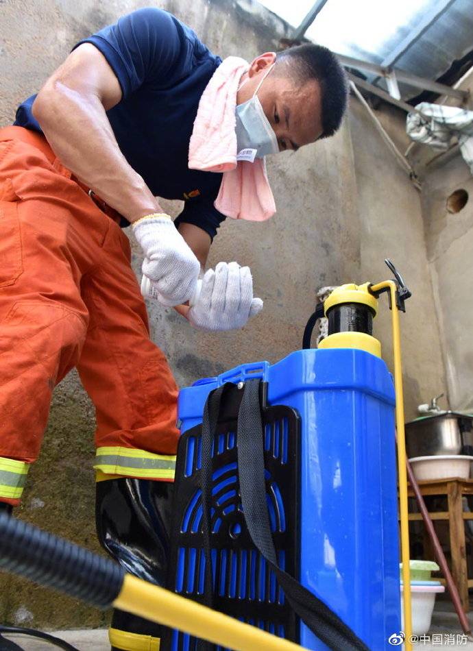 进行|人民网|安徽巢湖：洪水渐退忙消杀