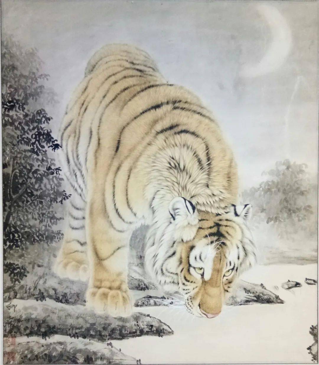 肖彦卿,中国画虎第一村"四大虎王"之一,中国美术家协会会员,现任中央
