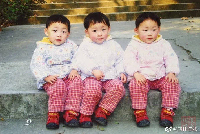 姐妹|厉害了！三胞胎姐妹同时上川大