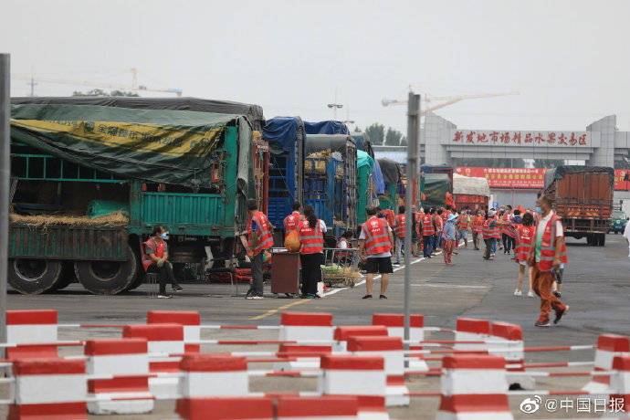交易量|新发地复市首日1.3万吨果蔬进场