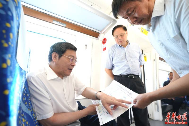 项目|快讯丨杜家毫率队调研长株潭一体化“三干一轨”项目建设情况