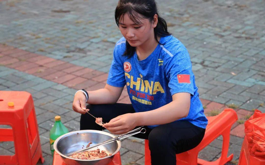 来自嘉禾的肖佳乐在训练队学皮艇已经5年