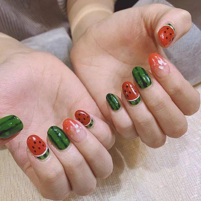 元素|每刻美丨50+例夏季美甲样板