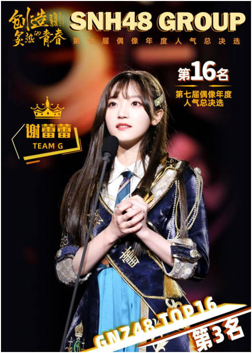 活动|SNH48 GROUP第七届总决选收官 GNZ48 16人进圈 刷新姐妹团进圈人数新高！