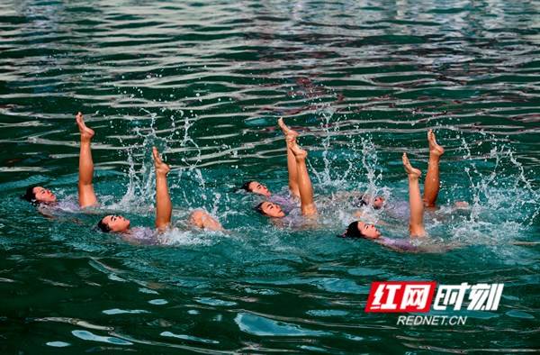 2020年湖南省青少年花样游泳锦标赛在永州举行