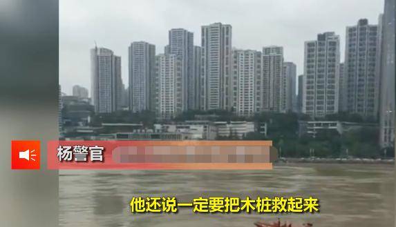 大桥|一男子酒后赌气跳洪水中游泳，抱木头漂流10公里，大桥下被救