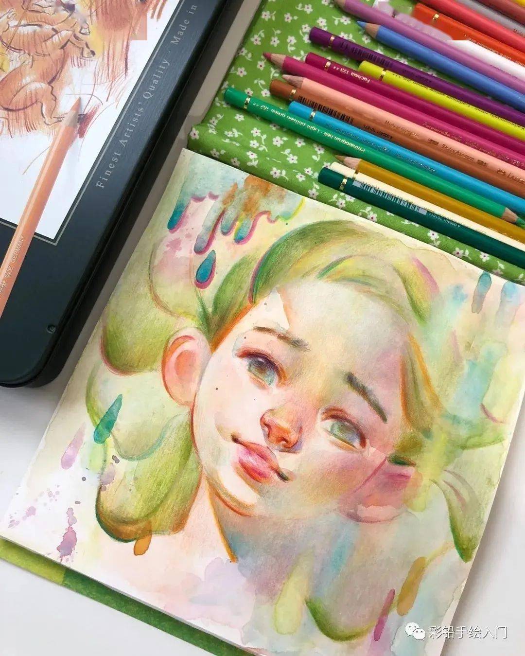 彩铅插画作品 | 大触画师用彩铅打造超梦幻的童话世界