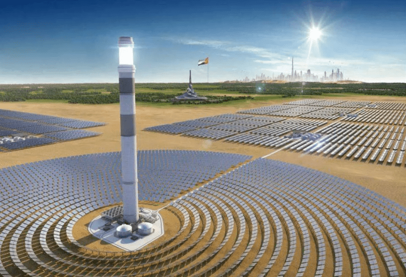 该批产品将用于全球最大太阳能光热发电项目——迪拜950mw光伏光热