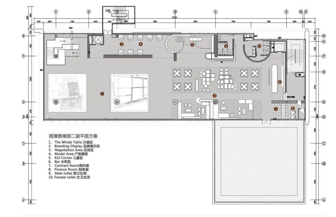 售楼部 二层平面图