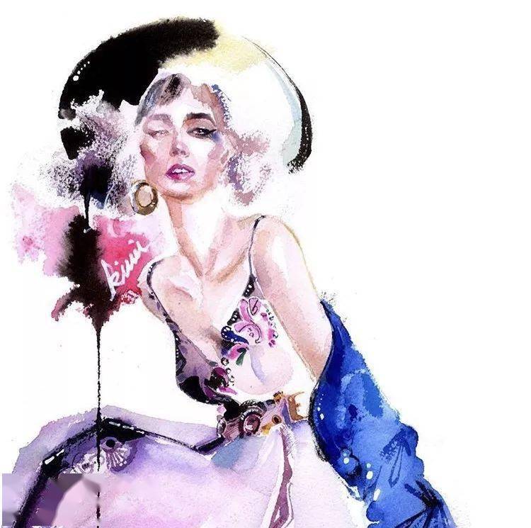 Chiu|超级仙美的绘画步骤分享！Ping-Yu Chiu助你水彩时装画更上一层楼！