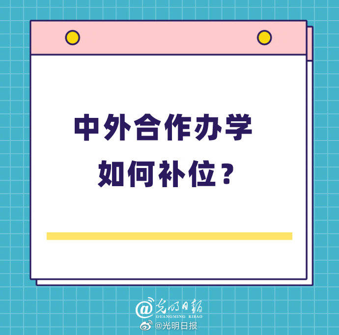 办学|中外合作办学如何补位？