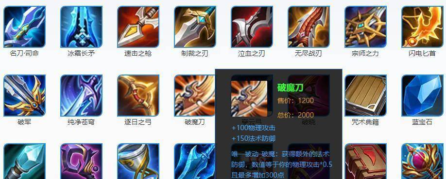 王者荣耀出售装备