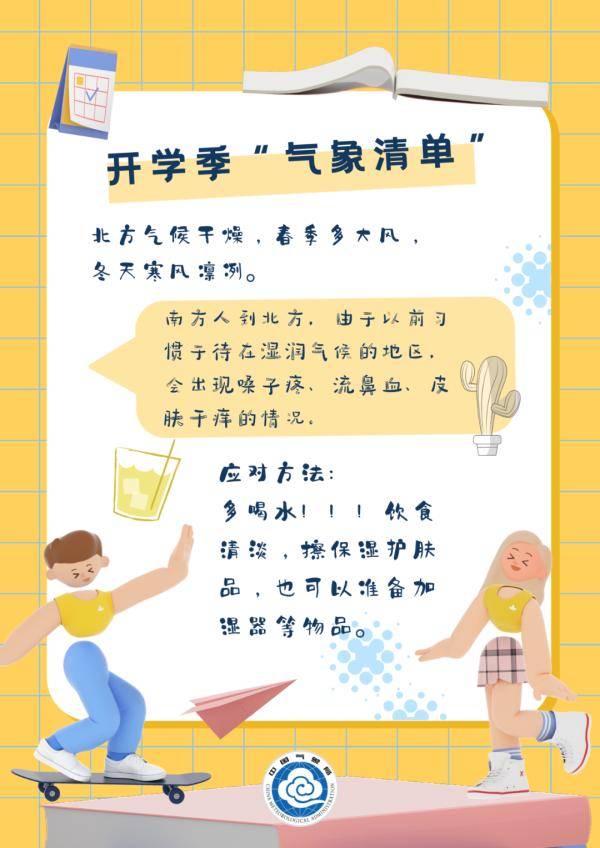 气象|开学啦，这份“气象清单”请查收！