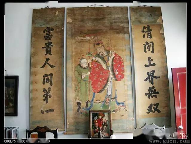 流落民间古代财神画赏析