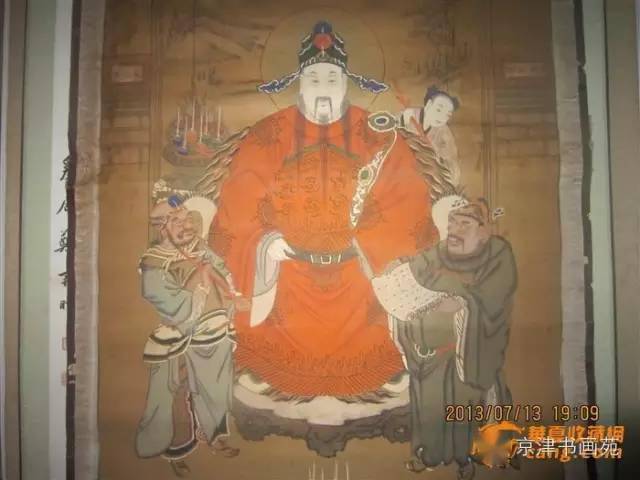 流落民间古代财神画赏析