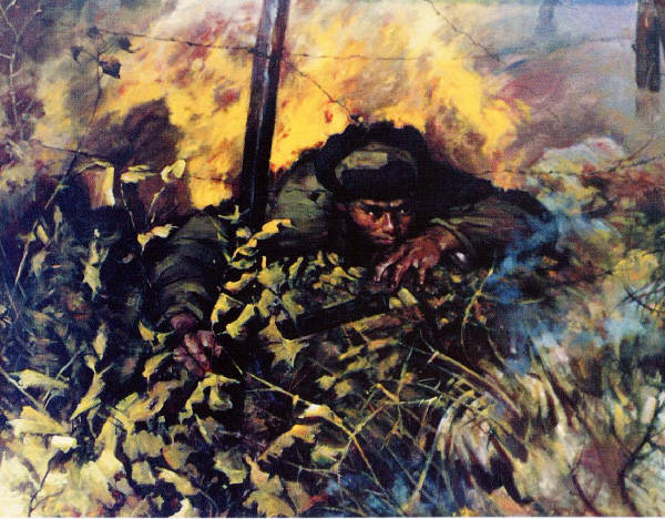 志愿军|文物中的抗美援朝丨志愿军一级英雄邱少云牺牲后荣获的锦旗