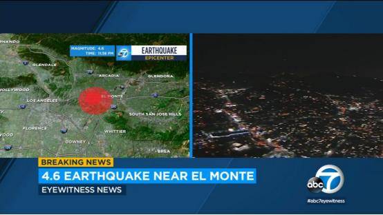 震动|加州发生4.5级地震 美地震学家：或为更大地震的前震