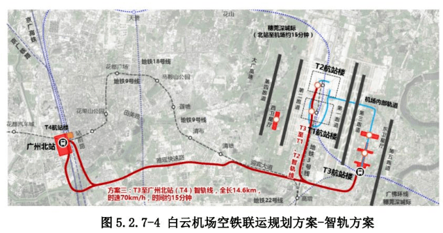 聚焦| 空铁联运！广州北站T4至机场专用轨道研究项目启动招标