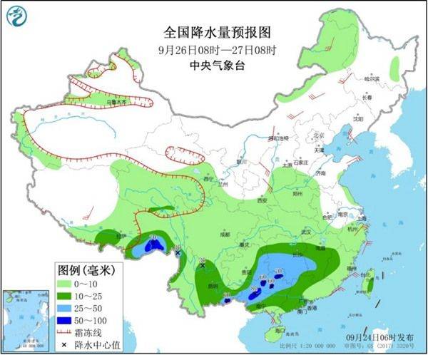 倒挂|明起南方新一轮降雨来袭 南北方气温倒挂频现