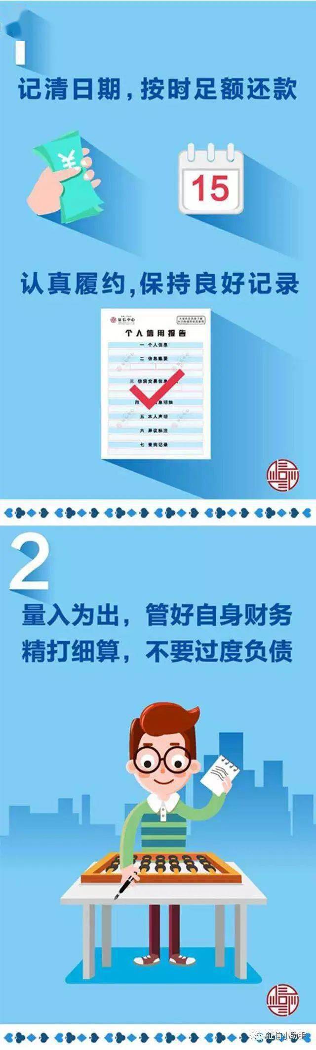 征信公益宣传了解征信知识维护良好个人信用记录