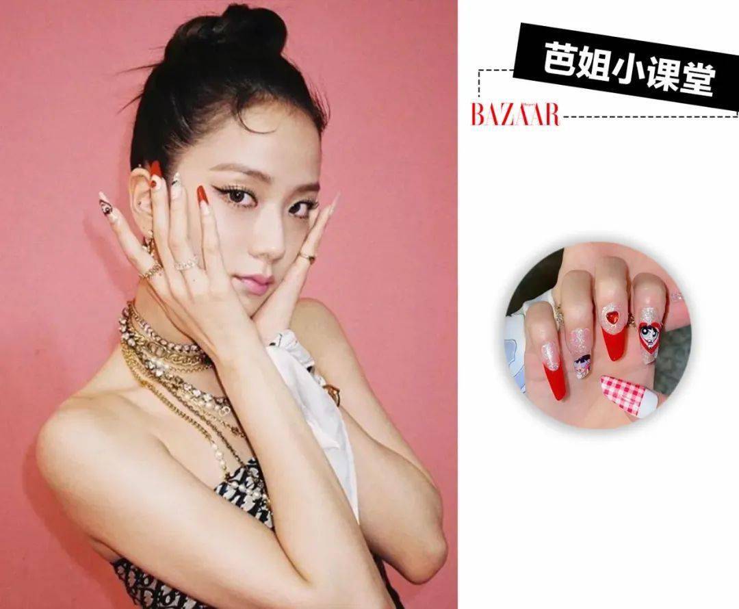 宋妍霏|入秋的第一波美甲，宋妍霏先安排上了！
